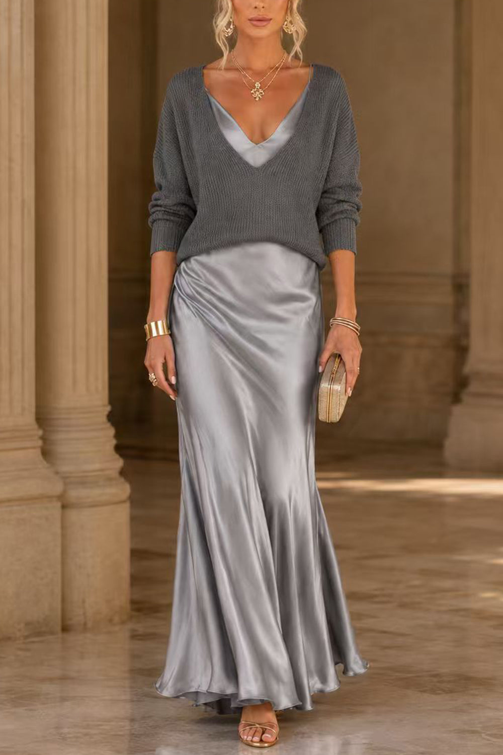 Jessa set in Gray