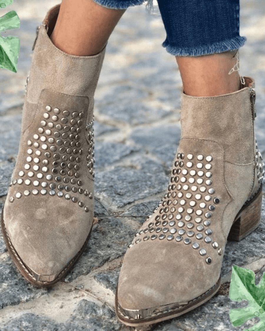 Fernande™ | Easy Studded Ankle Boots