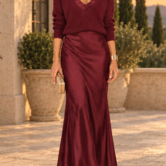 Jessa set in Burgundy