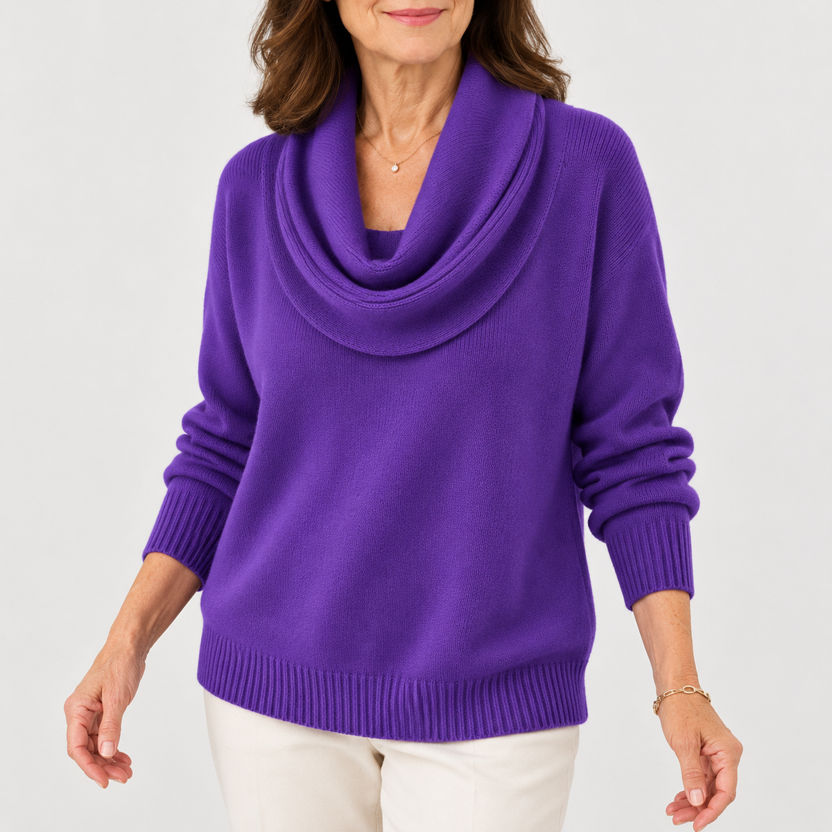 Carys | Soft Cowl Neck Sweater