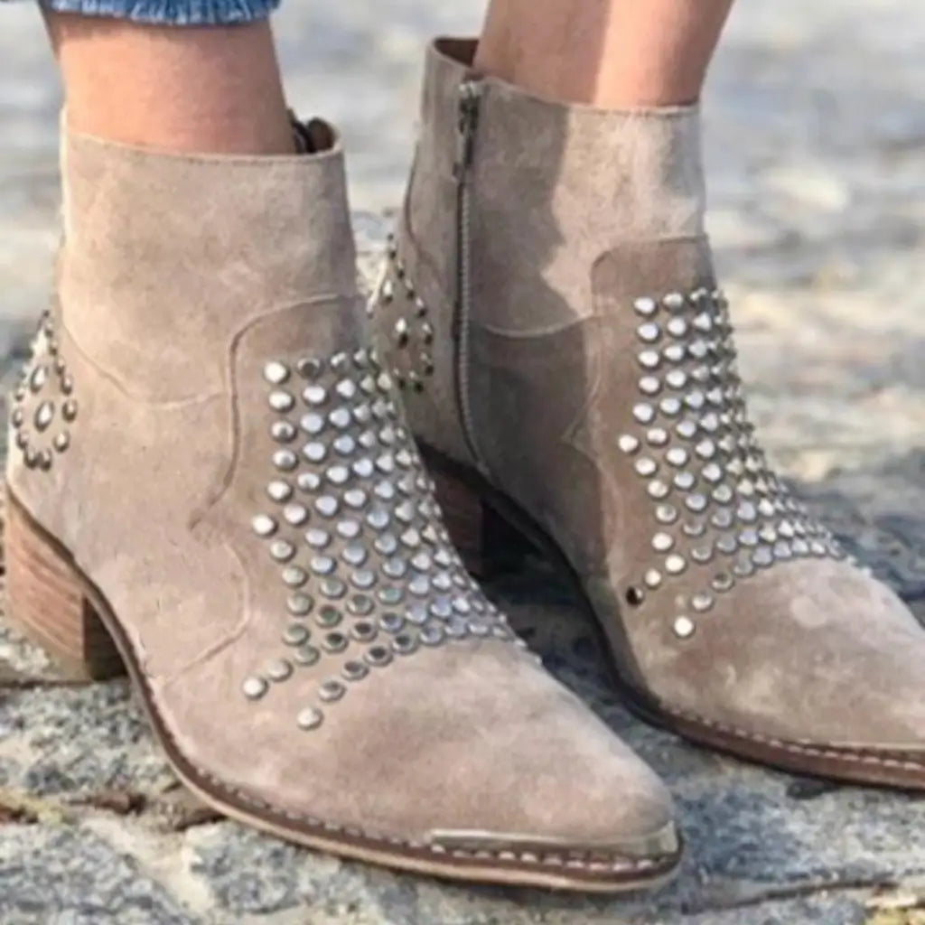 Fernande™ | Easy Studded Ankle Boots