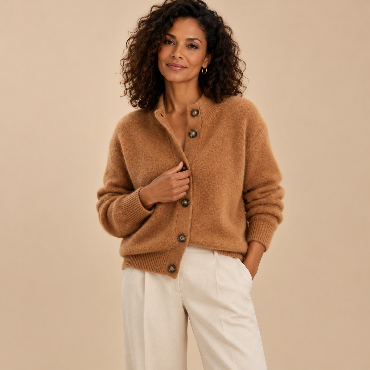 SOFIA BUTTON CARDIGAN