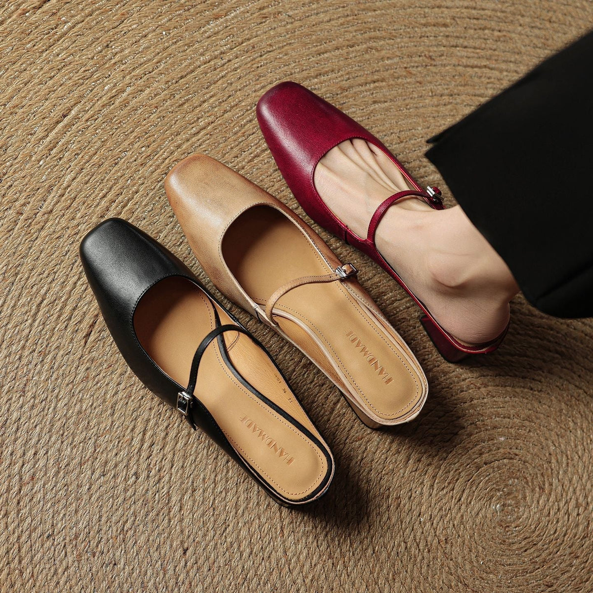 Meyra | Leather Mules