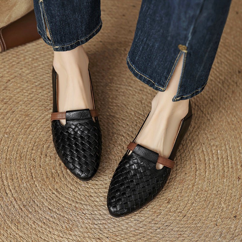 Ardelle | Woven Leather Loafer