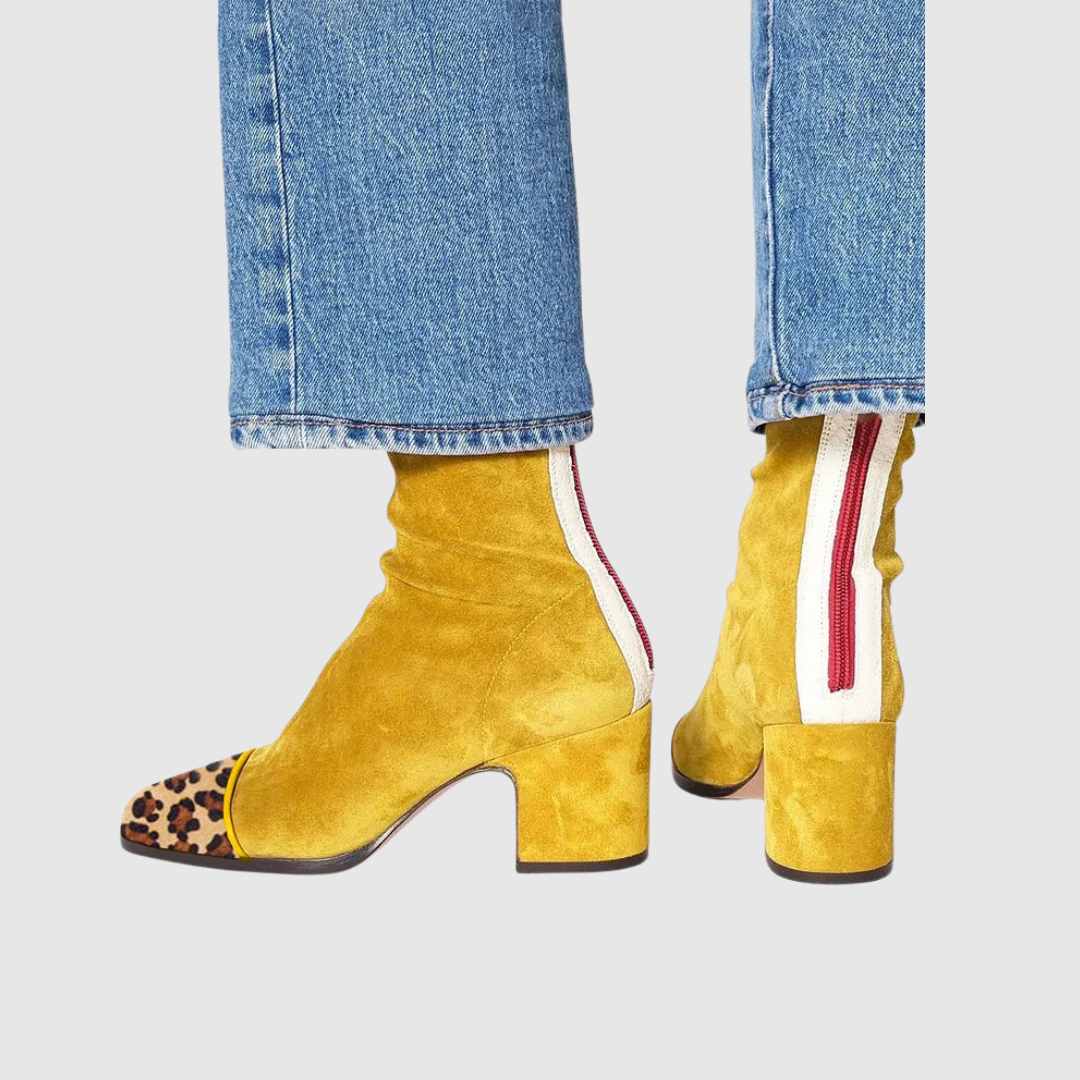 Rita™ | Bold Color Zip Booties