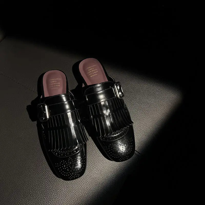 Winslow | Fringe Leather Loafers