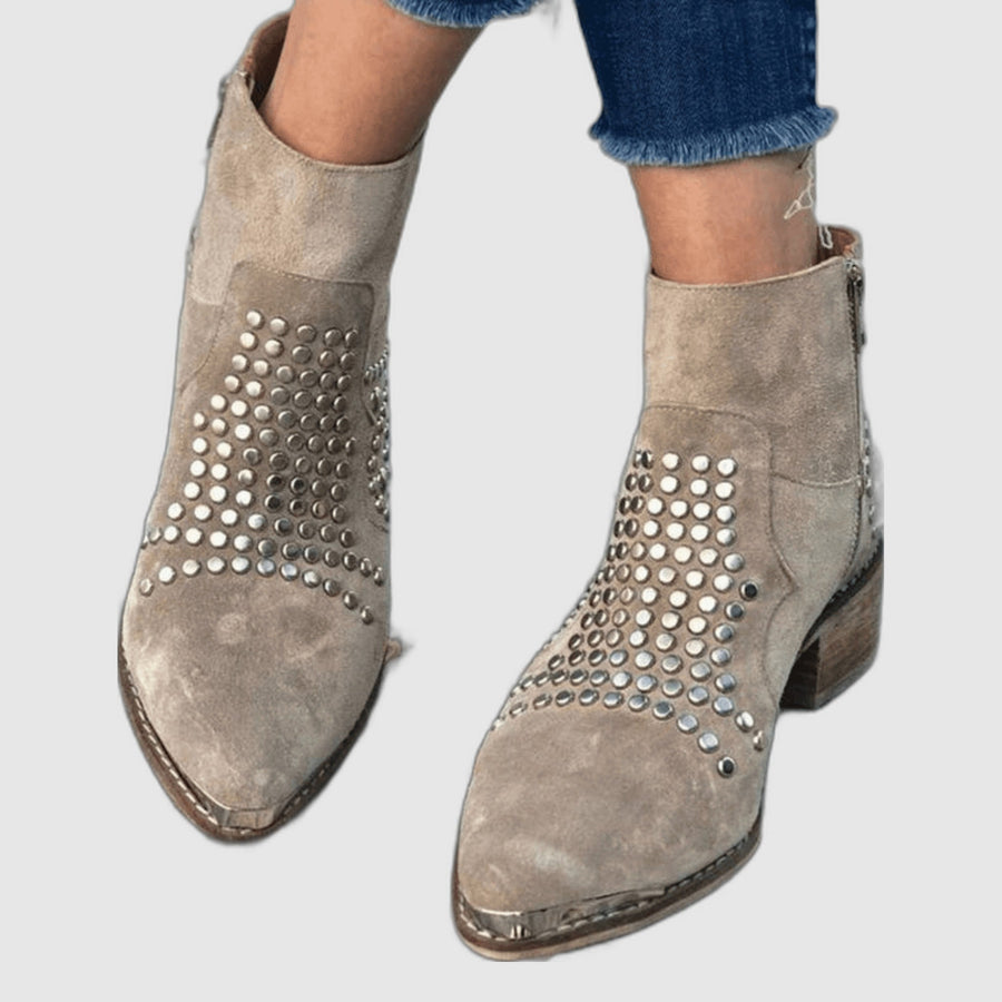 Fernande™ | Easy Studded Ankle Boots