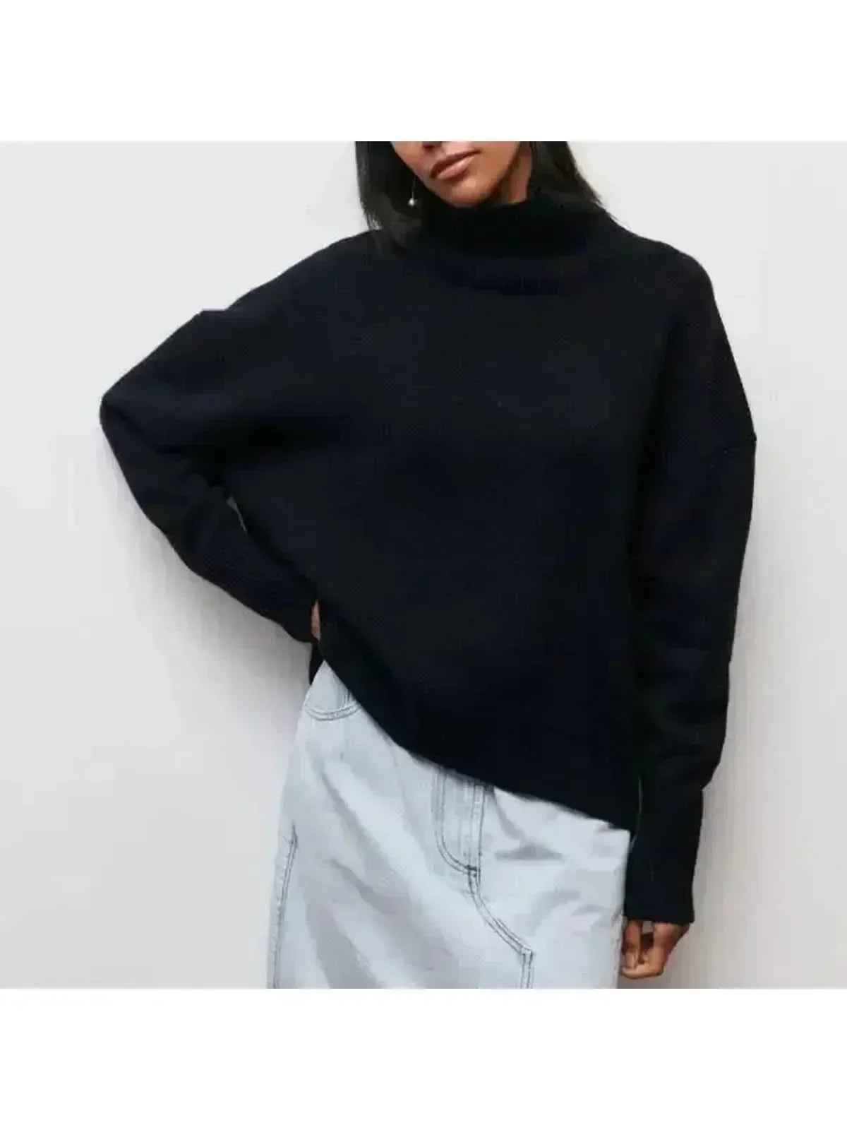 Bequia Turtleneck Knit Sweater